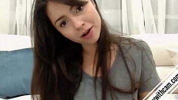 Cute girl spanks her ass before the webcam full vids playwithcam
