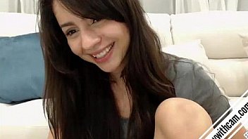 Cute girl spanks her ass before the webcam full vids playwithcam