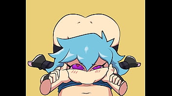 Skyblue having fun with boyfriend