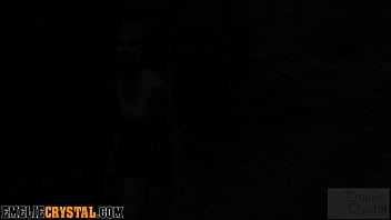 Emelie crystal jogging in the wood is more fun than you think