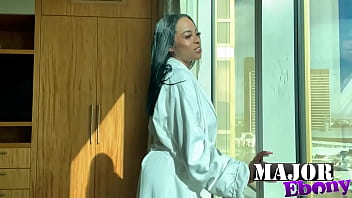 Ava’s pierced tits bounce while rome pounds her pussy