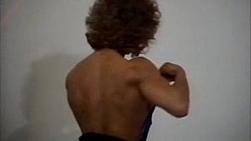 Wrestling black dress change scene