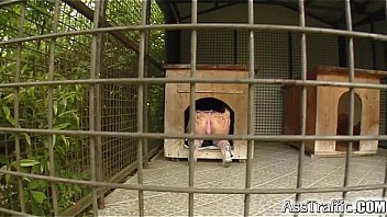 Ass traffic chick gets her ass trained by 2 well hung guys Ass traffic chick gets her ass trained by 2 well hung guys