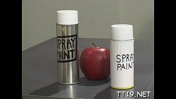 Slut's hairless cunt screwed