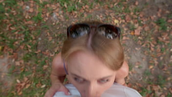 I fuck and cum on the face of my hot stepsister marimoore in a public place