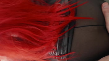 Fucking my goth neighbour on the couch