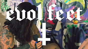 Soles exposed for bastinado