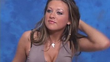 Tall sweetheart disrobes in a cute way