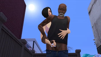 Cheating wife fucks homeless man in front of husband ddsims Cheating wife fucks homeless man in front of husband ddsims