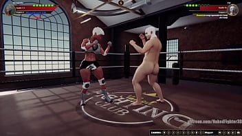 Broadzilla vs yel nf3d mixed mma combat battle ring