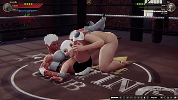 Broadzilla vs yel nf3d mixed mma combat battle ring