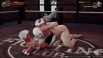 Broadzilla vs yel nf3d mixed mma combat battle ring