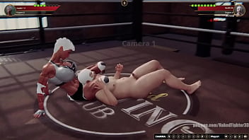 Broadzilla vs yel nf3d mixed mma combat battle ring