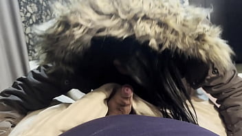 I received a jacket from my impotent husband and decided to try it on with his friend preview