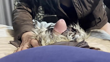 I received a jacket from my impotent husband and decided to try it on with his friend preview