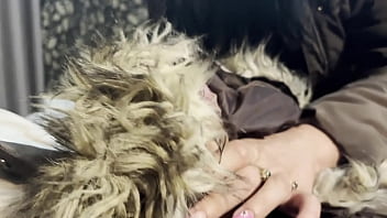 I received a jacket from my impotent husband and decided to try it on with his friend preview