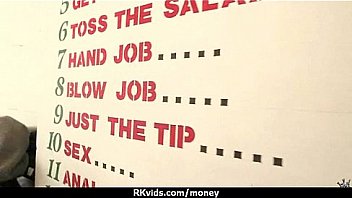 Cute sexy student trades sex for some extra cash 7