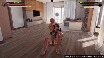 Aine vs viktoria nf3d no rules combat battle war apartment