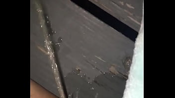 Nothing but a robe outdoor pissing