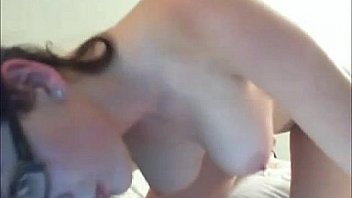 Amazing amateur nerdy teen masturbate