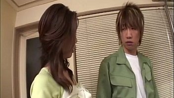 Sweet but lonely japanese cougar nanako uses her handyman to fix her sexual itch