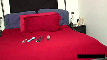 Layla lust gets caught dildo fucking her cunt by asian maxine x