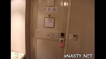 Gorgeous olga cums from shaft licking