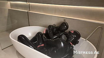 Baptized in the latex bath behind the scenes moments including piss