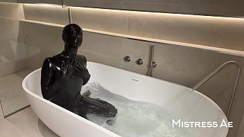 Baptized in the latex bath behind the scenes moments including piss