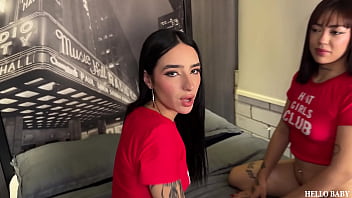 Interrupted the hot girls club and ended up fucking them all Interrupted the hot girls club and ended up fucking them all