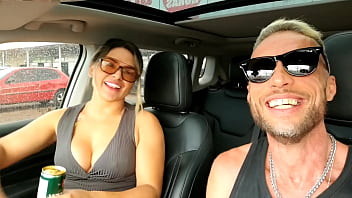 Just a little bit of the interview and the slutty stuff we do outdoors on the side of the road i fucked the hottie's ass and came inside full on and red vagninho e luna oliveira
