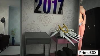 Big booty big cock futa cum play animation by prime3dx