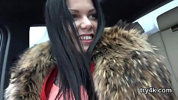 Cute sweetie gives a blowjob in pov and gets narrow cunt screwed