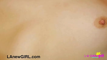 Stunning blonde beauty naked close up