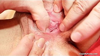 Nasty czech brunette slut dirty pussy gaping