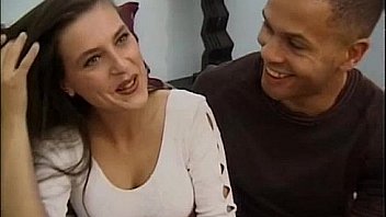 Vintage interracial ffm with assfucked euro