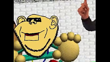 El calvo de baldis con sus amigos con música de fondo xd