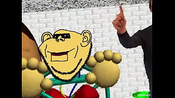 El calvo de baldis con sus amigos con música de fondo xd