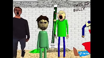 El calvo de baldis con sus amigos con música de fondo xd