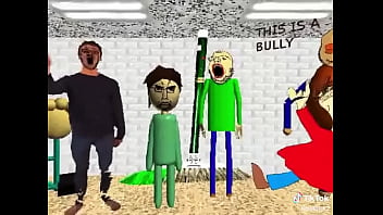 El calvo de baldis con sus amigos con música de fondo xd