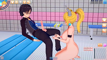 Curvy bowsette is eager to make him cum