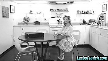 Lesbo girls aaliyah&cherie punishing each other in front of cam clip 01