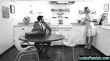 Lesbo girls aaliyah&cherie punishing each other in front of cam clip 01