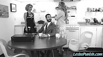 Lesbo girls aaliyah&cherie punishing each other in front of cam clip 01