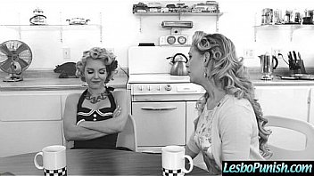 Lesbo girls aaliyah&cherie punishing each other in front of cam clip 01