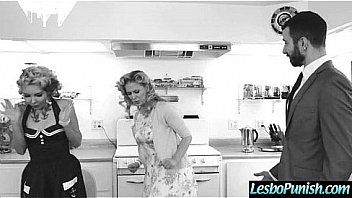 Lesbo girls aaliyah&cherie punishing each other in front of cam clip 01