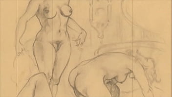 Vintage erotic drawings