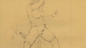 Vintage erotic drawings