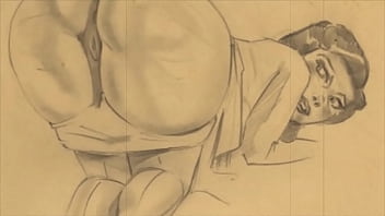 Vintage erotic drawings