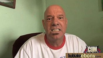 Big tit ebony does a blow bang 9